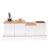Import Fashion Luxury 5 Piece Toothbrush Holder Soap Dispenser Natural Bamboo Antique Bathroom Accessory Sets from China