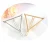 Import Fashion popular women&#x27;s jewelry geometric triangle hairpin ladies side clip hair accessories hairpin from China