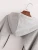 Import fashion style curved short hoodies for women  drawstring short hoodies women solid custom sweatshirt from China