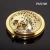 Import Fashion Unique Crystal Peacock Shaped Hollow Metal Pocket Mirrors Exquisit Souvenir Gift Stainless Steel Fancy Makeup Mirror from China