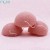 Import Fast Delivery Organic Faicial Cleaning Konjac Sponge In stock Low MOQ Cherry Pink Half Ball Konjac Sponges Natural from China
