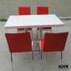fast food table and chairs / high end restaurant furniture / restaurant tables