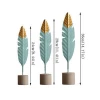 Feather Wooden Home Decoration Accessories