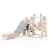 Feelkids L-CB003 children high quality indoor playground kids toys baby plastic slide and swing set