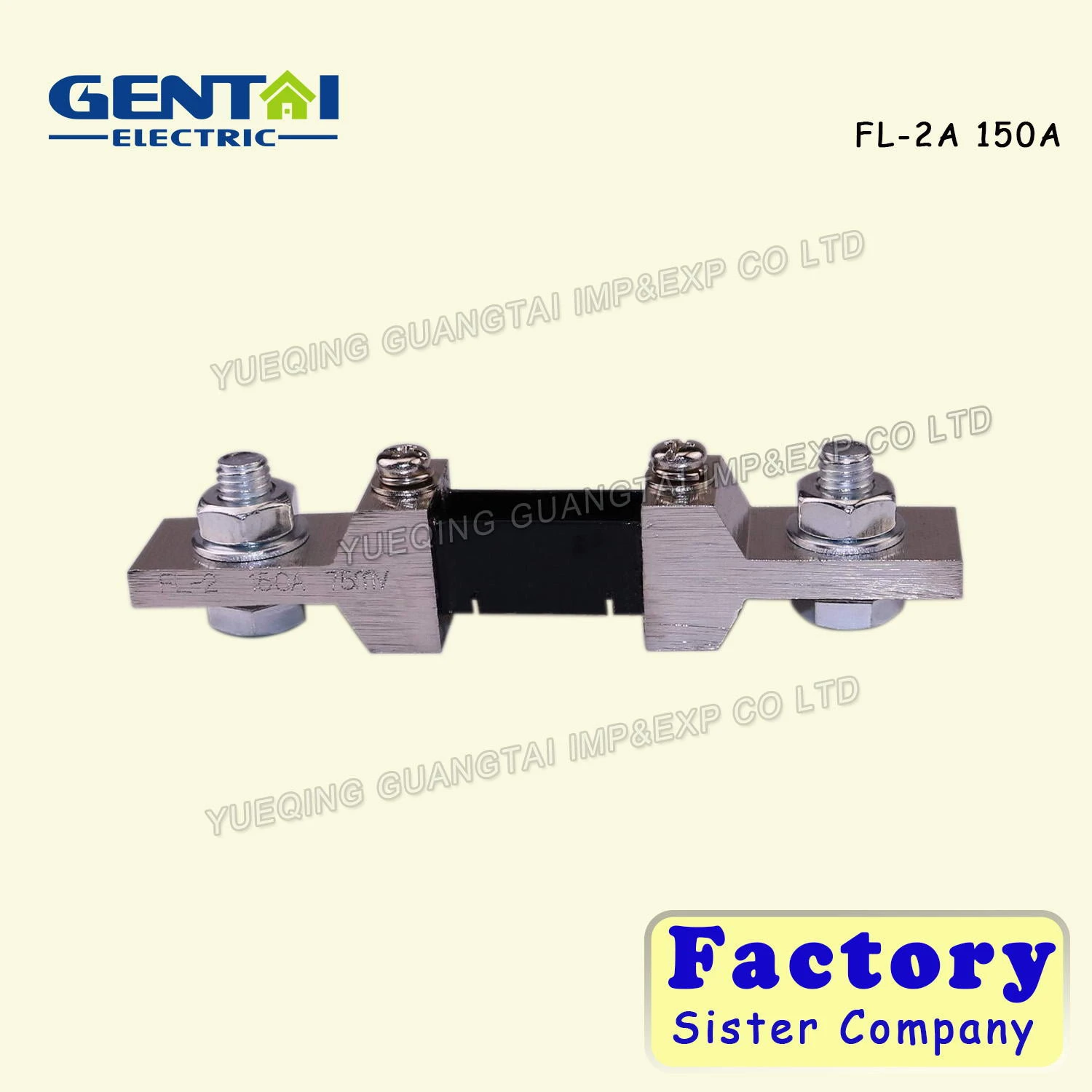 FL-2 A 150A  50mV DC Electric current Shunt Resistors for Amp Panel Meter Current Monitor