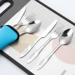 flatware set 4 pieces silverware tableware Stainless Steel flatware sets