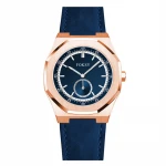 Foksy Top Sell Japan Miyota Movt Mens Stainless Steel Leather Strap Customized Quartz Watches