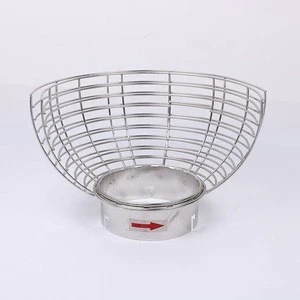 Food Industrial Dry Mixer Processor Part Stainless Steel Pouring Shield
