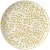 Import Food plate with gold leaf printing under plate wedding decoration gold plates dishes wedding from China