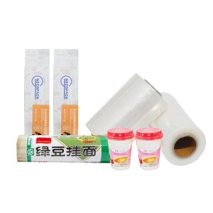 Food Wrapping Stretch Film Food Grade 10mic Noodles Packaging Roll Film Jumbo Roll Pof Wrapping Shrink