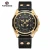 FORSINING New Automatic Mechanical Men&#39;s Fashion Casual Hollow Waterproof Leather Strap Mechanical Watch