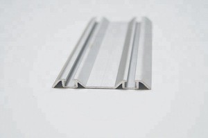 Foshan wardrobe bottom rail aluminum profile for silding door