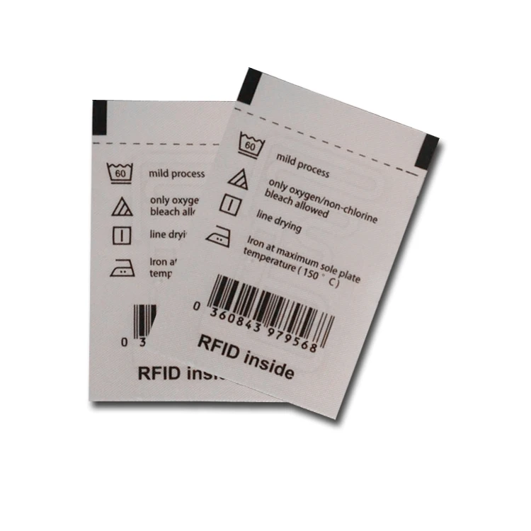 Free Sample UHF Passive Textile clothing rfid tag for rfid shop system