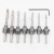 Import Free Ship 7PCS HSS Tapered Countersink Drill Bits Set Depth Stop Adjustable Collar Woodworks Wood Tools Small Wrench Set from China