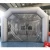 Import free shipping cilvery grey inflatable spray booth come with air blower and filter, cheap inflatable car painting tent for sale from China