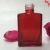 Import Frost empty perfume bottle essential hemp oil dark violet red cosmetic glass bottles with dropper and pump from China