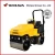 Import full hydraulic double drum road roller 2 ton ride on from China