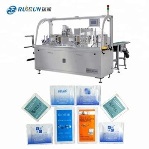 Fully Automatic horizontal type Wet Wipes/Alcohol Prep Pads Making Machine(dustproof packing) Made in China for sale