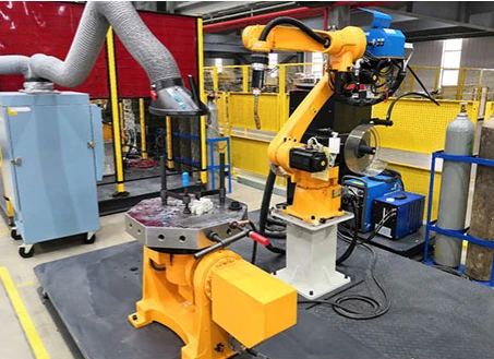 Fully automatic welding robot welding room workstation