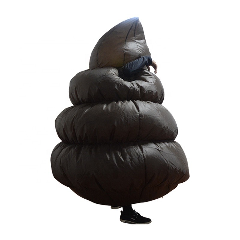 Funny Halloween Decoration Cosplay Party Dress Inflatable Poo Costume Unisex Christmas Carnival Party