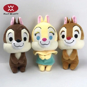 Funny Plush Cartoon Toy Cute Chip and Dale Stuff Toy For Claw Machine Doll For Christmas Gift Birthday For Child