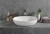 Import FW-2230 Artificial Stone Countertop Bathroom Oval Wash Basin from China