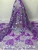 Import FZ018 Lace Fabric 2021 Sequin African Bridal Wedding Embroidery High Quality Dress Material Fabric India from China