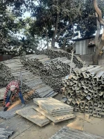 galvanize steel scraps