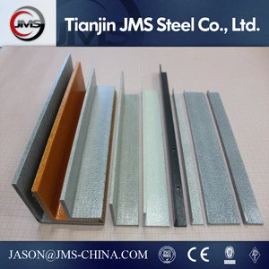 Galvanized hot rolled 50x50 galvanized angle bar Types of astm a36 mild steel black angle bar angle iron for sale