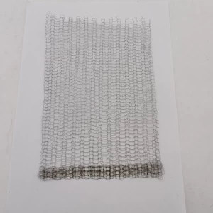 gas liquid knitted wire mesh/moisture separator/Gas-liquid filter knitted titanium wire mesh