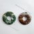 Gemstone Pendant in Donut Shape, Ocean Jasper Pendants, Loose Semiprecious Stone Beads, Gemstones,