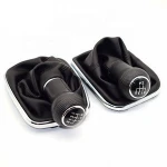 Genuine leather shifter gear car shift knob for volkswagen