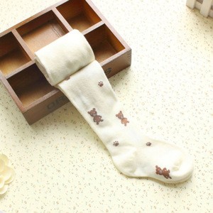 Girls Cotton Cute bear Tights Pantyhose Korea Design Leggings Children Tights