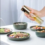 Glass Olive Oil Sprayer Kitchen Oil Spray Bottle Pump Stainless Steel Leak-proof Drops Oil Dispenser BBQ Cooking Tools
