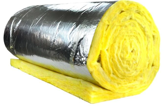 Glass Wool with Aluminium Foil on the surface for thermal-insulation used in construction fields