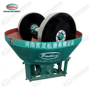 Gold ore wet grinding pan mill for gold selection with TRADE assurance