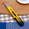 Gold Wholesale Factory Hand tools safety pocket knife , Constructor tool cutter Snap-Off utility knife