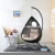 Import Good price outdoor and indoor handmade furniture flat rattan swing hanging chair from China