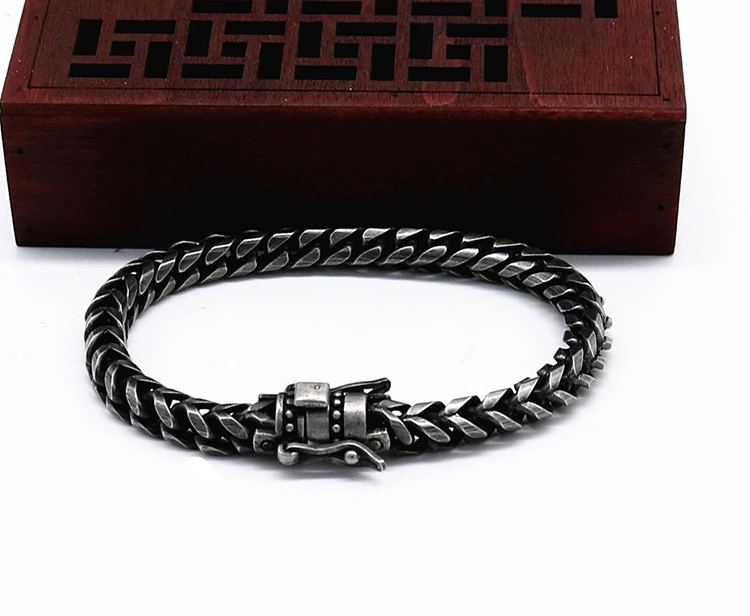 Guangzhou wholesale vintage mens jewelry custom latest 316l stainless steel bracelet
