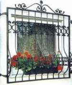 GYD-15WG023 high quality ornamental iron window grills design