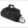 Gym travel bag with shoe compartment, canvas travel bag
