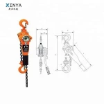 Hand lifting tools 5 ton chain pulley block