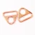 Import Handbag Accessories Triangle Metal Ring Buckle For Bag Strap from China