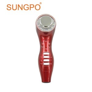 Handheld Ultrasonic Face Lift Beauty Instrument at home used SUNGPO Manufacturer support IONS and Light Photon