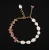 Import Handmade Coloful Semi-precious stone beaded bracelet Baroque pearl jewelry women Amethyst Quartz Agate chain bracelet from China