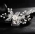Import Handmade Pearl Leaves Alloy Hair Accessories Bridal Hairpin for Wedding Decoration from China
