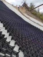 HDPE geocell Perforated Geocell for soil stabilization /geocell used in road construction/Plastic Geocell