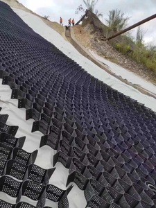 HDPE geocell Perforated Geocell for soil stabilization /geocell used in road construction/Plastic Geocell