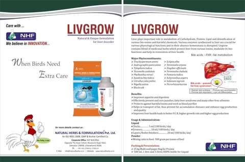 HEALTHY LIVER MEDICINE LIVGROW ORAL  LIVER TONIC FOR BROILER GROWTH PROMOTER AND DIGESTION