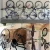 Heavy Duty Bike Storage Hooks Screw-in Utility Storage Hangers Shed Garage Garden Hook Plastic Coated for Wall Mount/Ceiling